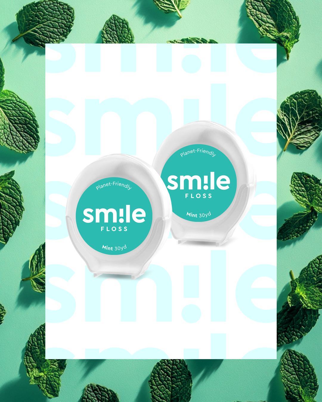 2-Pack Mint Smile Floss