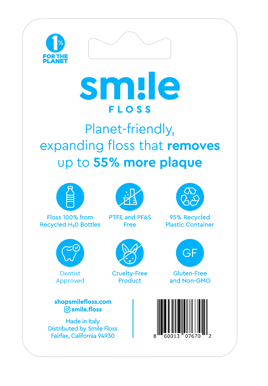 Dentist Approved badge showing Smile Floss’s credibility