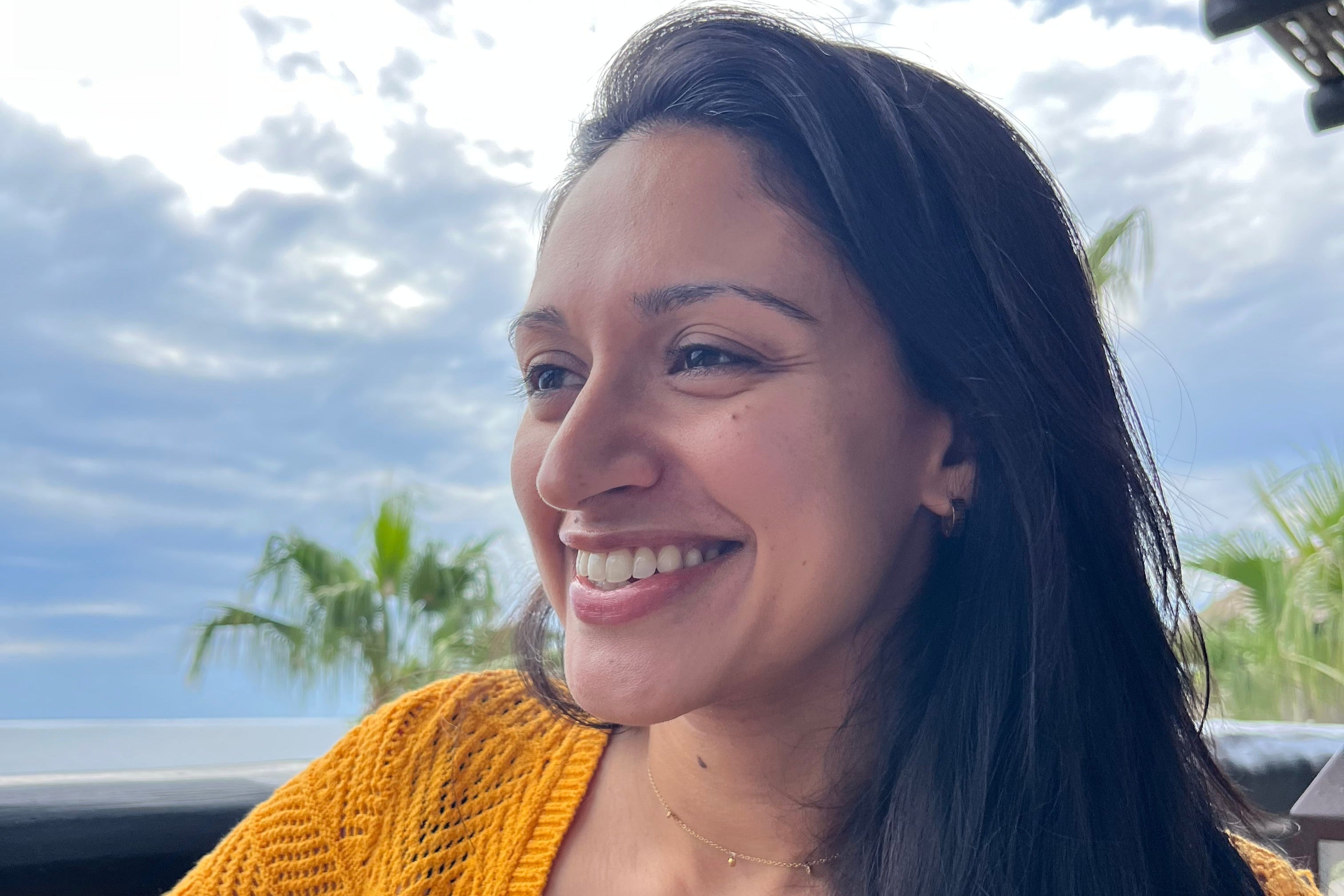 Anju smiles for highlighting a diverse user experience
