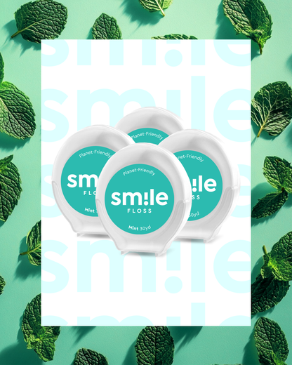 4-Pack Mint Smile Floss