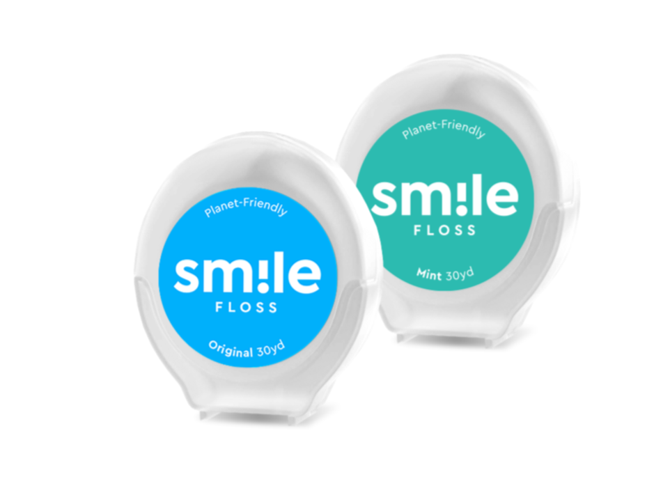 Front view of Original and Mint Smile Floss